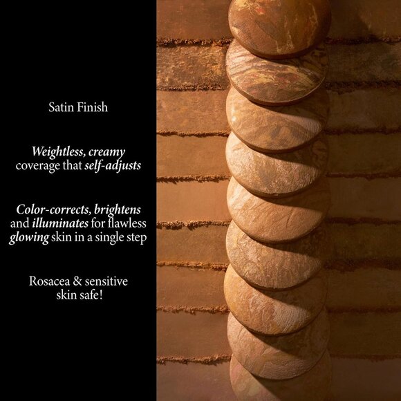 Lightweight Baked Foundation - Satin Finish, Self-Adjusting Powder for All Skin - Picture 3 of 9